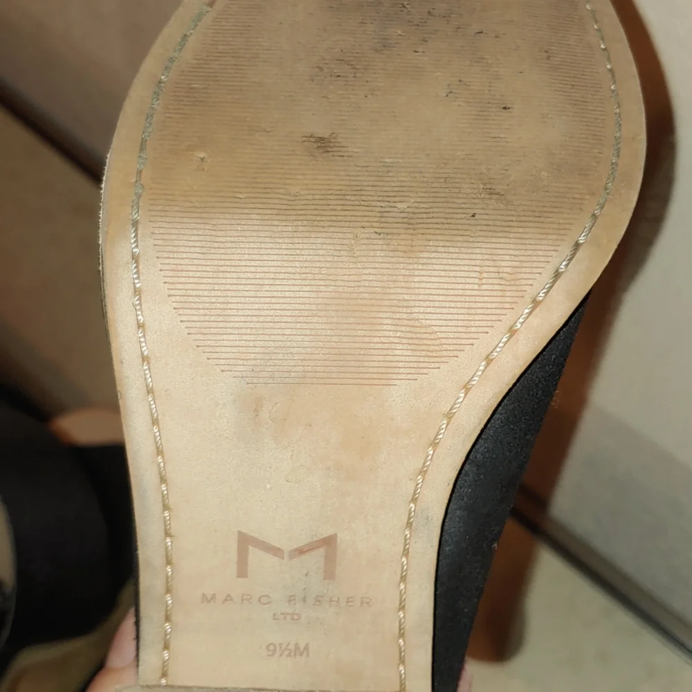 Black Women's Open-Toe Sandals - Picture 8 of 9